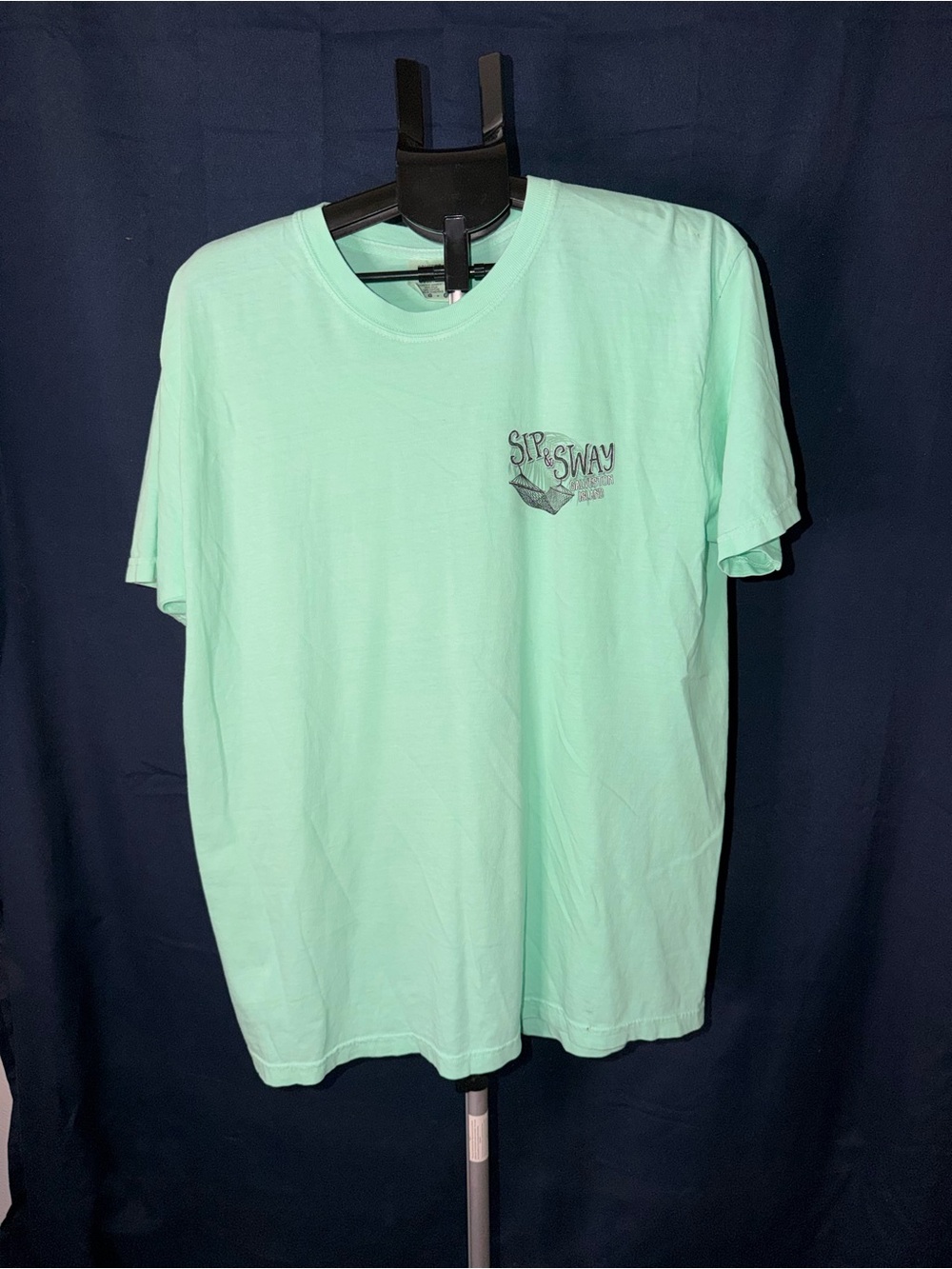 Sip & Sway Galveston Island Graphic Tee – Size Large